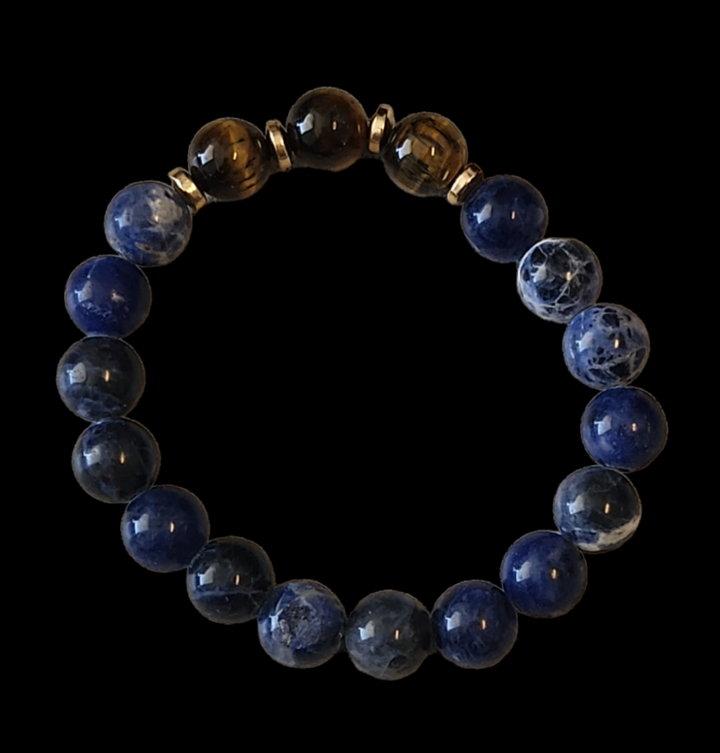 Tiger's eye & sodalite bracelet