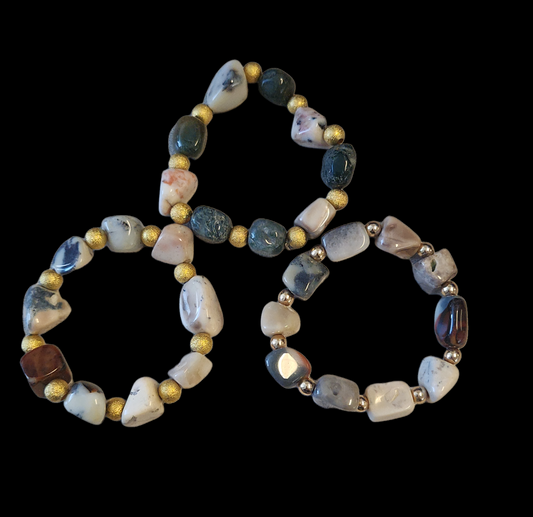 Agate Chunks bracelet