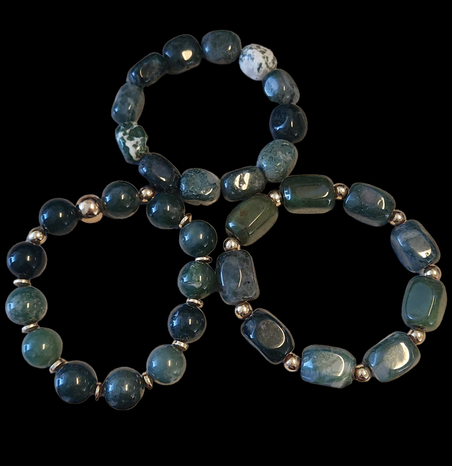 Green Moss Agate bracelet