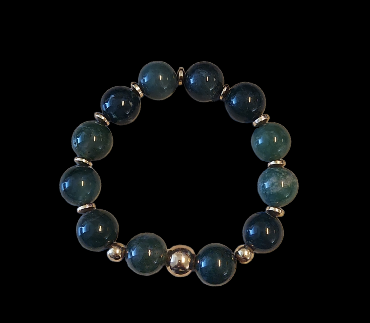 Green Moss Agate bracelet