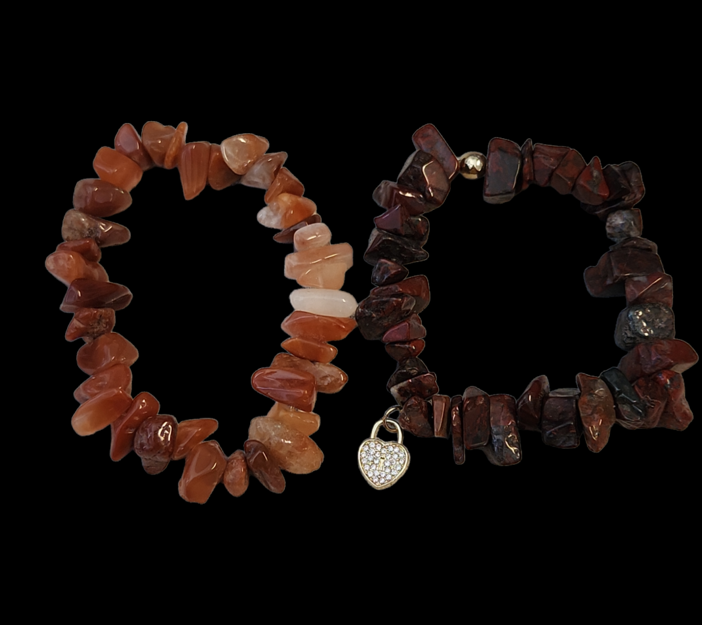 Carnelian and Brecciated Jasper set