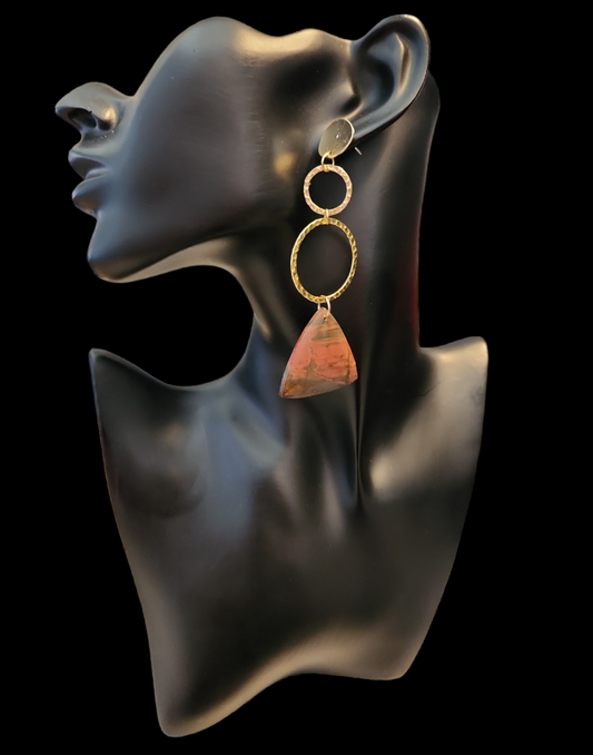 Picasso Jasper earrings