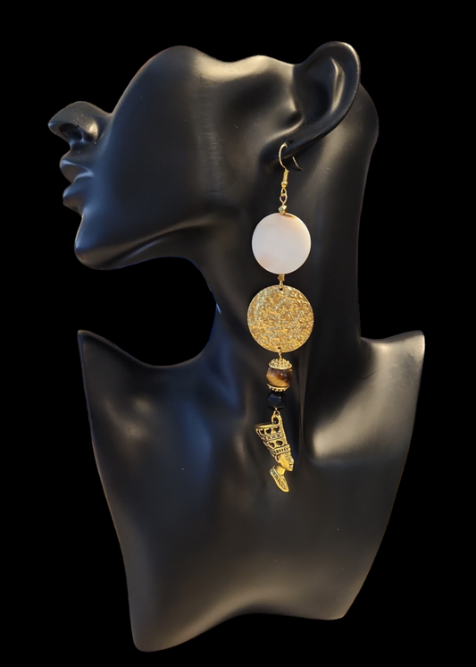 Nefertiti earrings