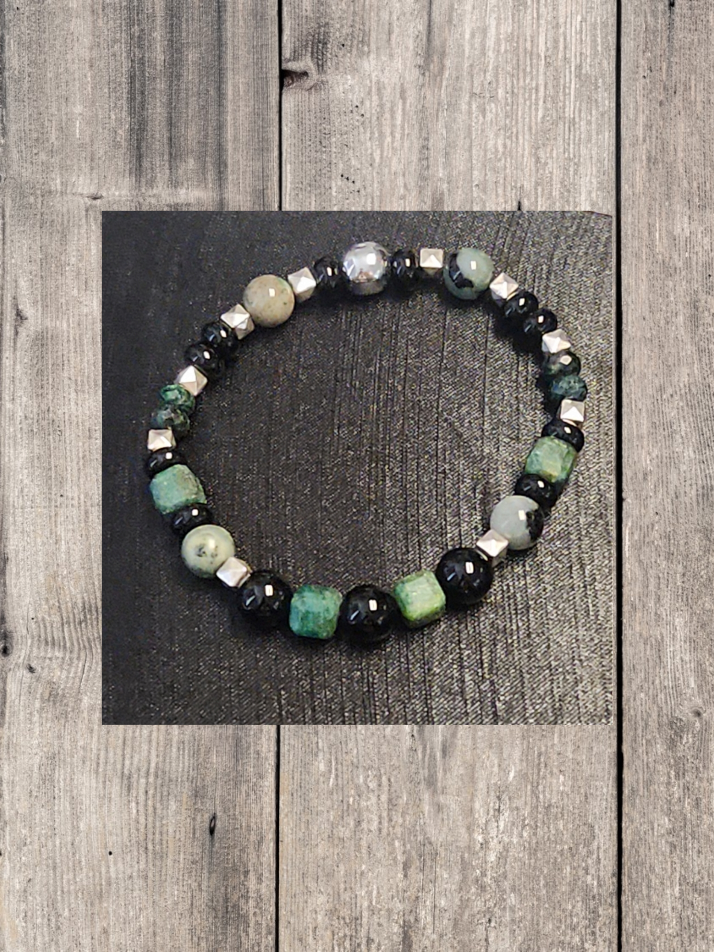 Emerald Necklace & Bracelet set