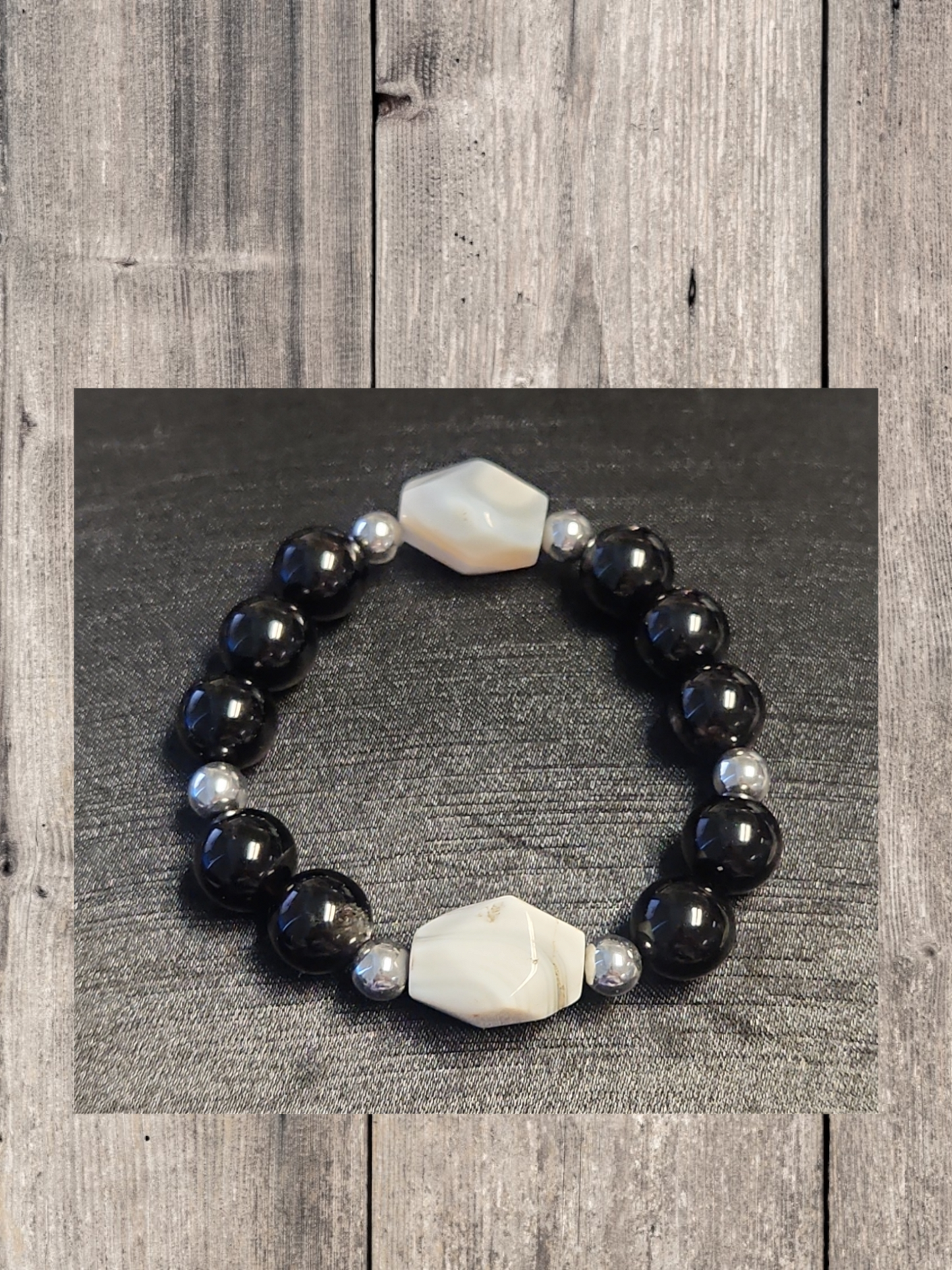 Smokey Quartz and Botswana Agate set