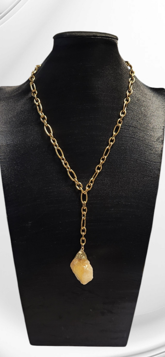 Citrine is Such a Dream "Y" Necklace