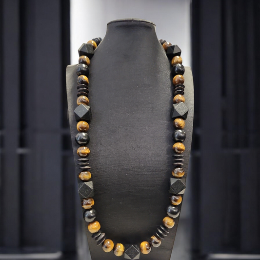 Big and Bold Tiger's Eye Necklace