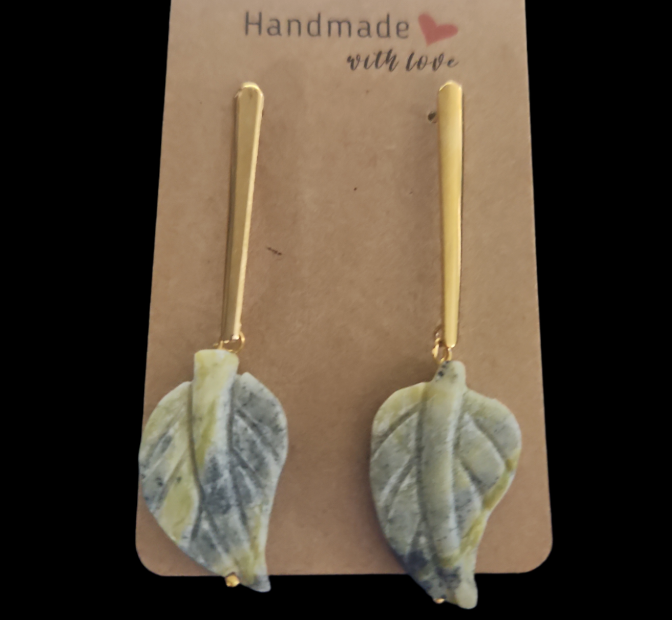 Serpentine Leaf earrings