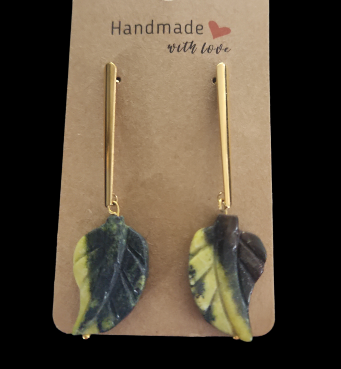 Serpentine Leaf earrings