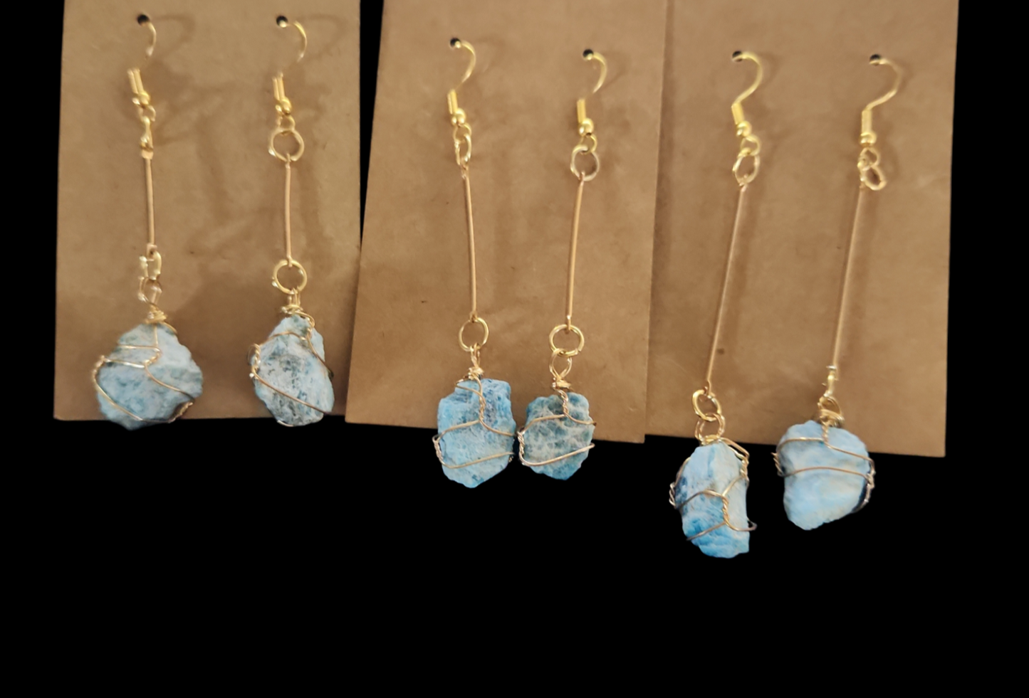 Apatite earrings